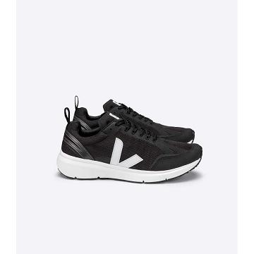 Women's Veja CONDOR 2 ALVEOMESH Running Shoes Black/White | ZA 398TCE